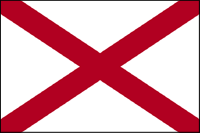 Flagge von Alabama