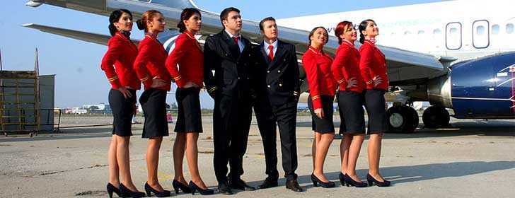 Fly Level's Cabin Crew Students
