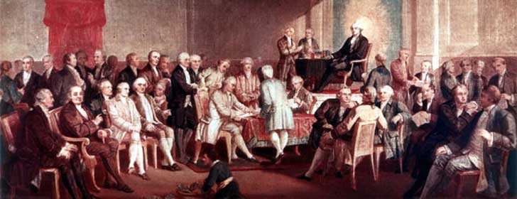 Thomas P. Rossiter, Signing of the Constitution